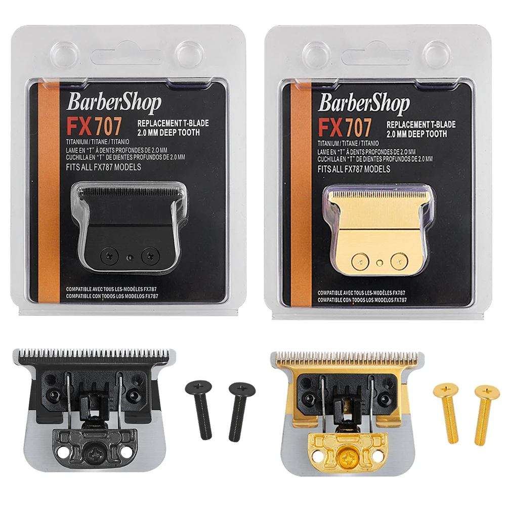 Barbershop FX707 Professional Durable Metal Hair Clipper Replacement Blade Set For Babyliss PRO Hair Trimmer FX787 FX726 FX787Z