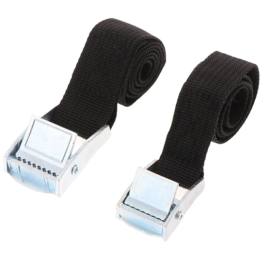 Buckle Tie-Down Belt Cargo Lashing Straps For Car Motorcycle Bike With Metal Buckle Tow Rope Strong Ratchet Belt For Luggage Bag