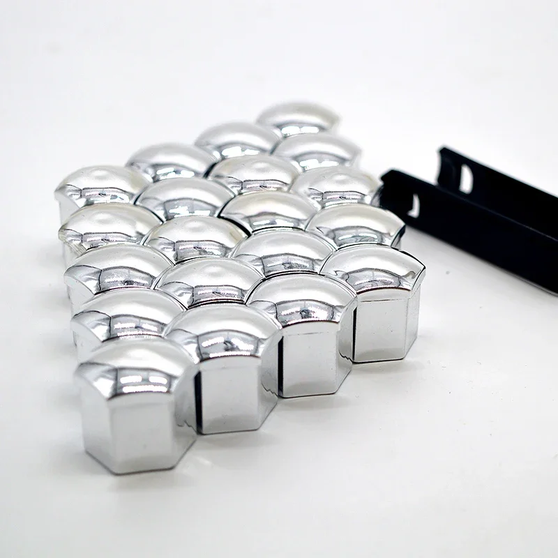 20 Stuks Auto Wielmoer Caps Anti-Roest Auto Hub Schroef Bescherming Covers Autoband Schroefdoppen Moer bout Covers Auto Exterieur 17/19/21mm
