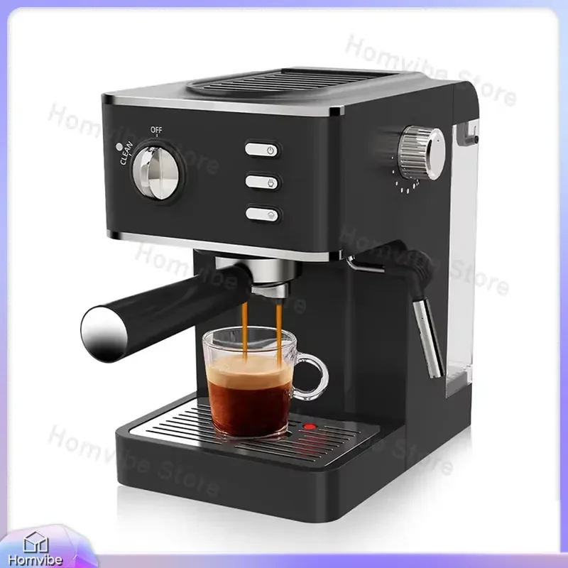 2 in 1 20 Bar Touch Screen Semi Automatic Espresso Smart Multifunctional Italian Style Stainless Steel Coffee Maker