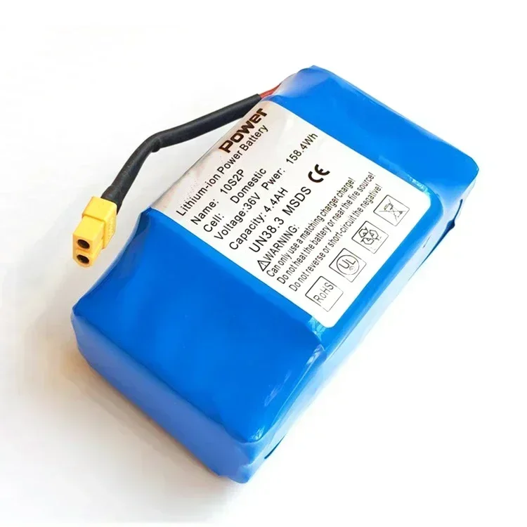 Balanced Scooter Battery 36V 4.4AH Built-in Protection Board for Balance Scooters Replacement Accessory