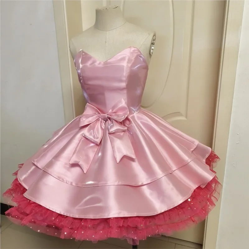 Mizi Zombiestage Cosplay Mask Wig Pink Lolita Gothic Zombie Woman Idol Stage Clothes R1 ZOMST-Little Bunny Halloween Alienstage view 3