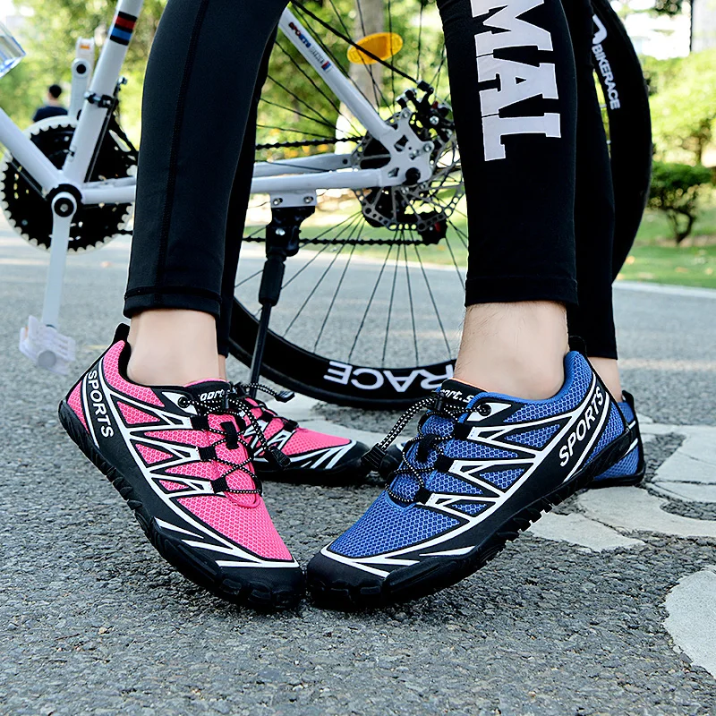 Zapatos de Ciclismo informales para hombre y mujer, zapatillas deportivas para bicicleta de montaña y carretera, al aire libre para carreras,