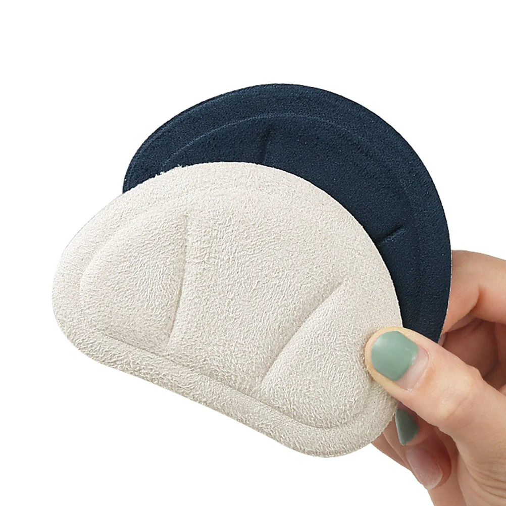 

4Pairs Heel Grips Liner Pads Inserts Anti-Slip Shoe Protector Self-Adhesive Design Soft Sponge 180 Degree Wrap Comfort