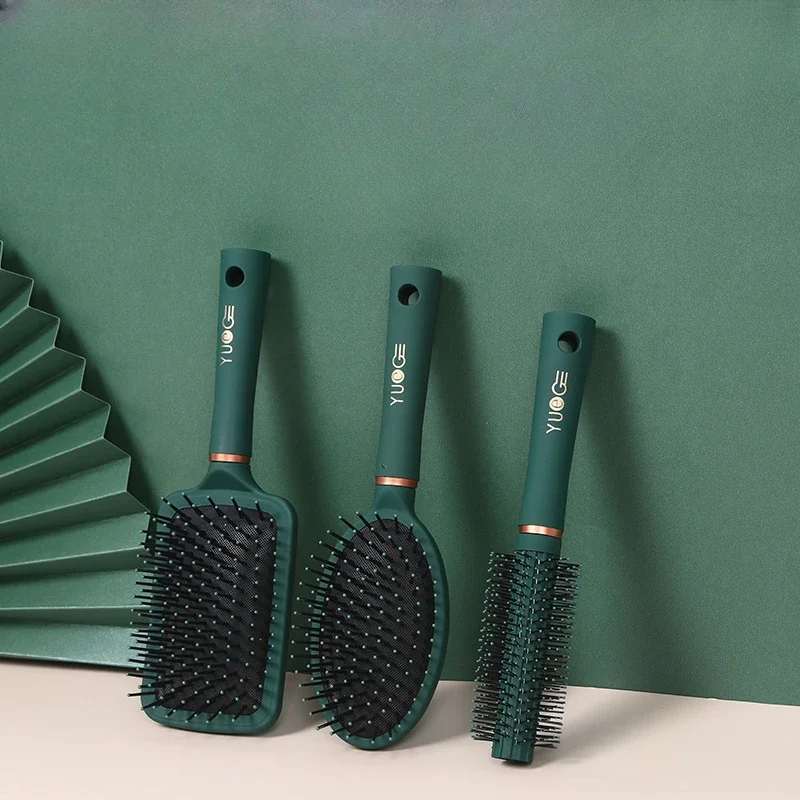 Hairdressing Air Cushion Set - Scalp Massage, Anti-Static, Plastic Curling Comb, Wholesale Ready