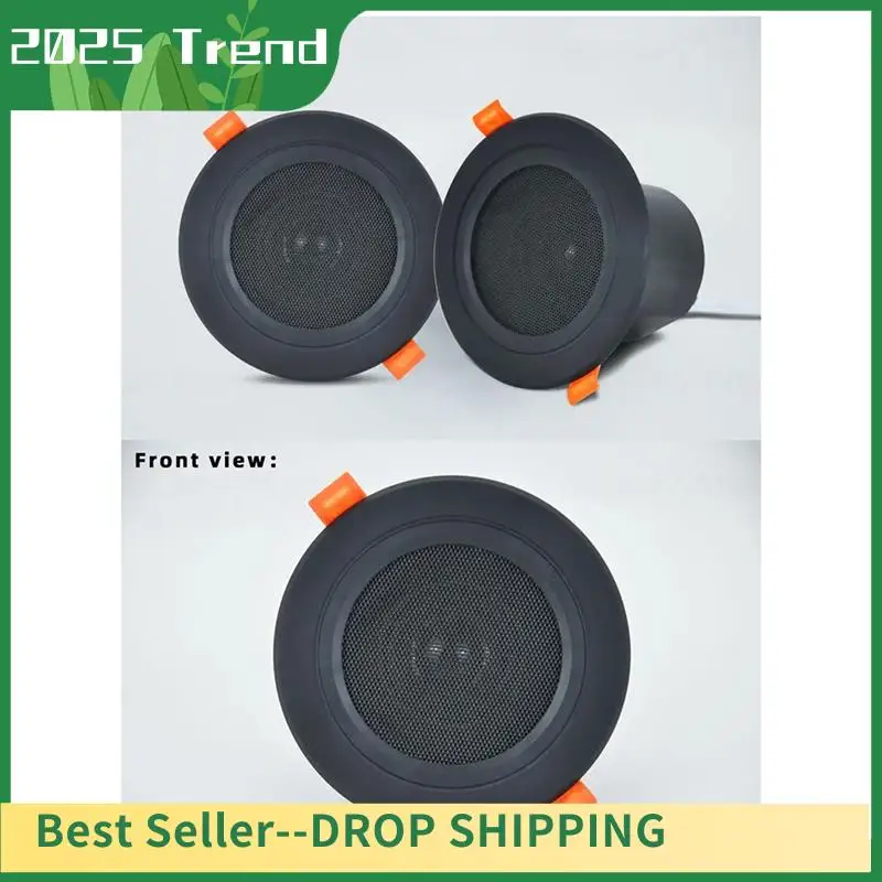 Лучшие предложения 3-дюймовый потолочный домашний динамик, вилка, кухня, ванная комната, 10 Вт, влагостойкий, полнодиапазонный музыкальный динамик, полнодиапазонный музыкальный динамик