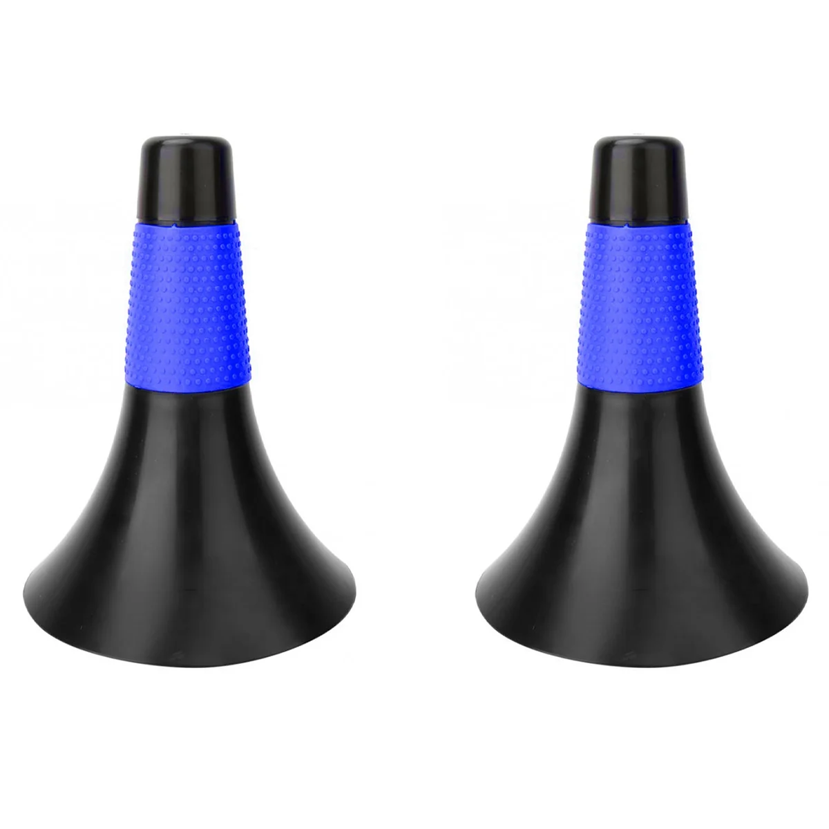 【 VERANO】2 conos de entrenamiento de fútbol, barrera de fútbol, logotipo de entrenamiento de baloncesto, barril, conos de baloncesto de fútbol al aire libre, negro y azul