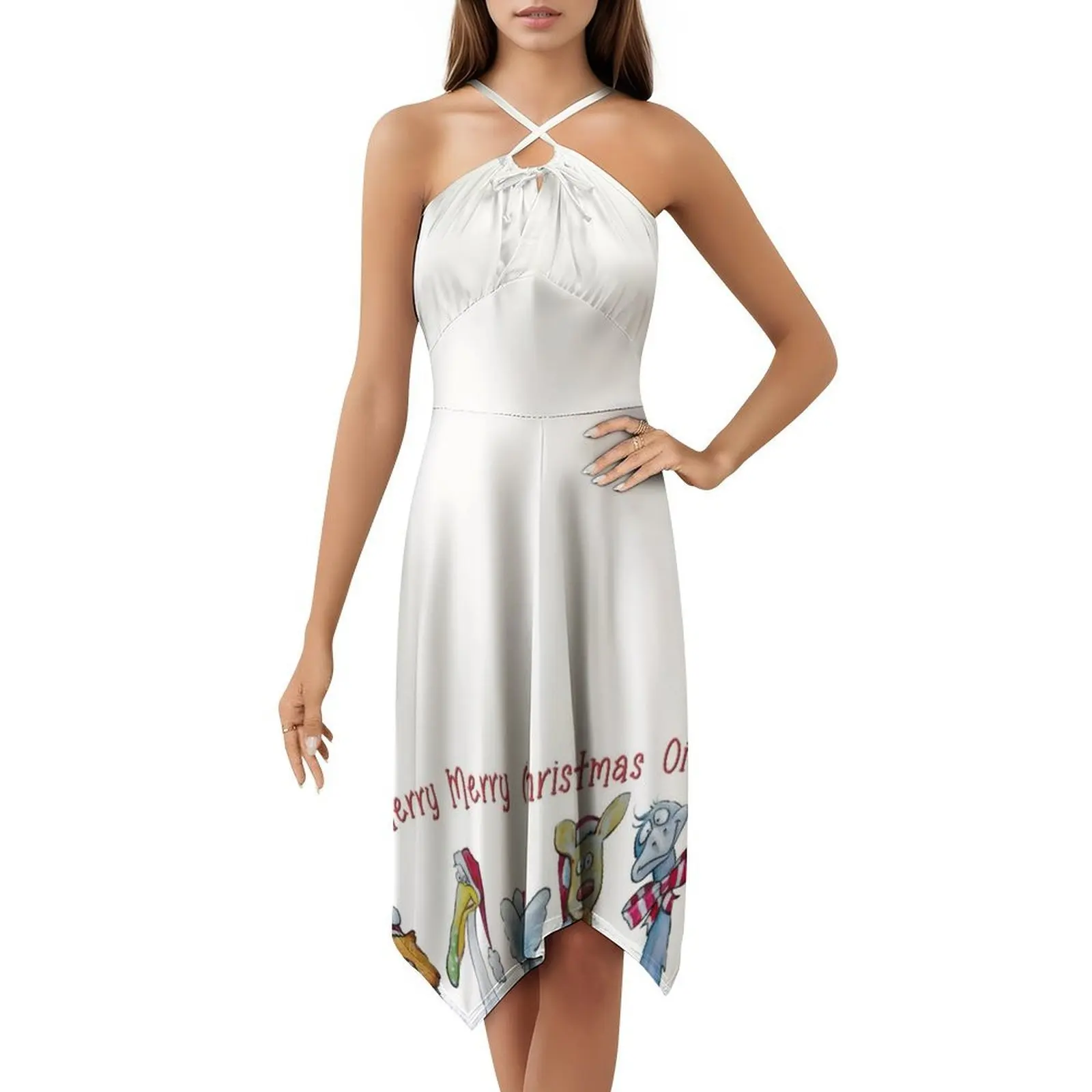 オーストラリアのブッシュクリスマスフレンズ ボヘミアンシックドレス エレガントファッション ビーチウェディングパーティードレス キュートなオーストラリアのクリスマス キュートなブッシュドレス