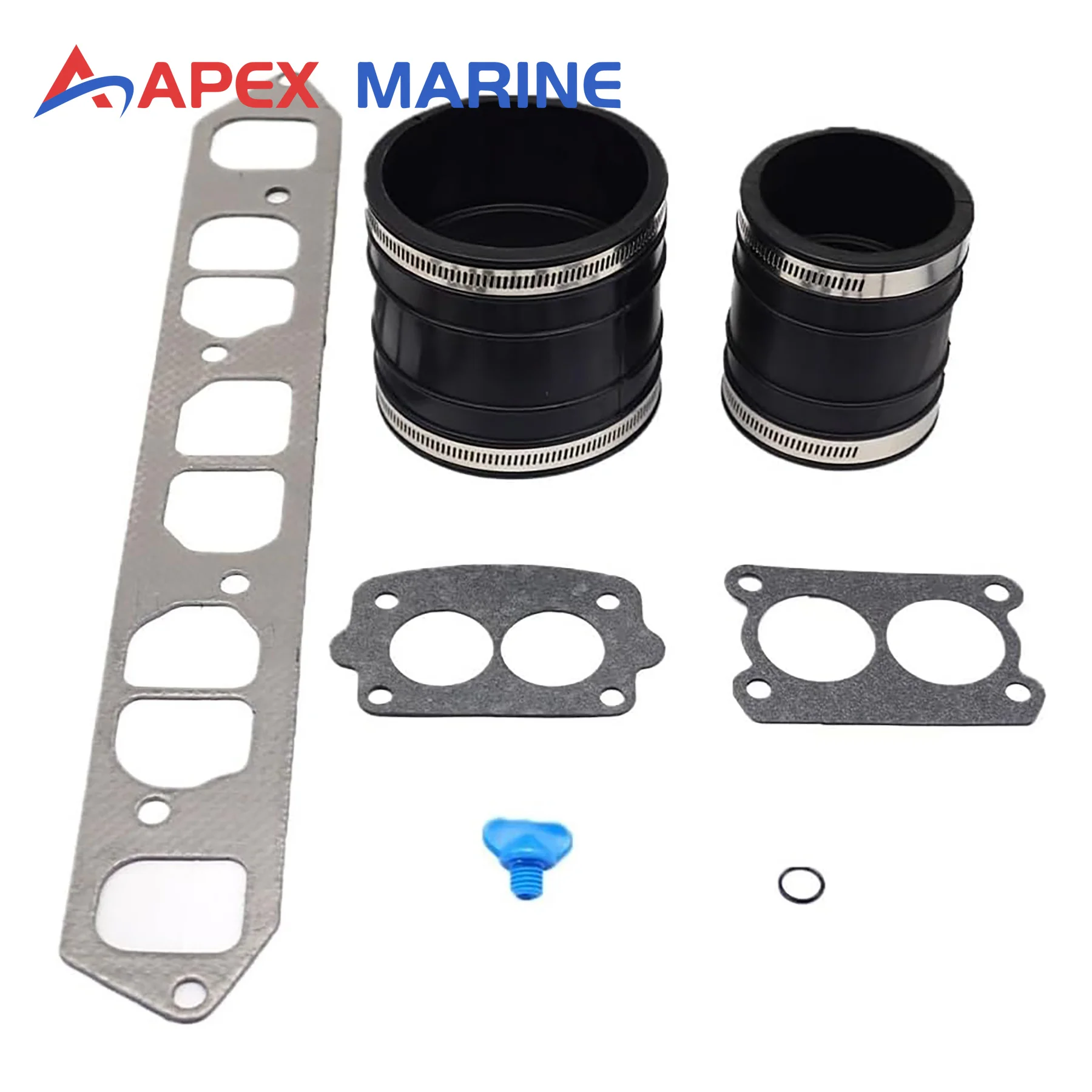 Exhaust Bellow Kit with Gasket 32-44348T Fits for Mercruiser 120/140 Inline 4 153/181 CID 4-Cyl Sterndrive Motor 32-90949T 96429 view 6