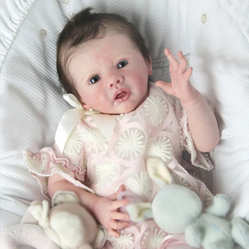 20inch Reborn Doll Kit Ella Rare Limited Sold Out Edition Lifelike Reborn Doll Unfinished Doll Set with Body and Eyes