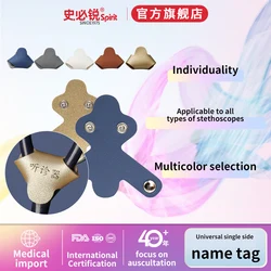 Professional Stethoscope Tag Personalized Wire Name for Littlmann Stethoscope Name Card for Doctor Nurse Sleeves Health Care