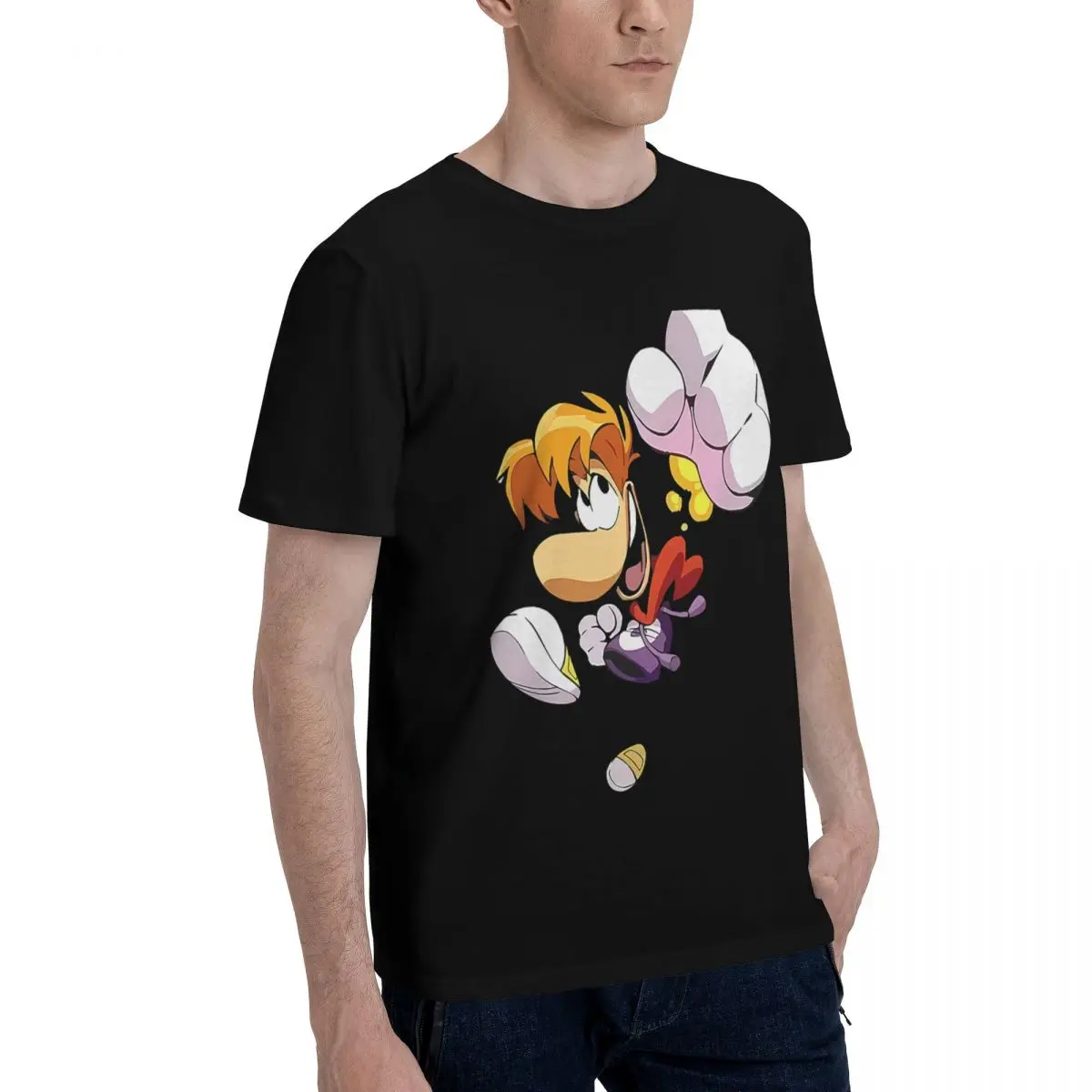 قمصان Rayman Fist 100% قطن كاجوال مريحة للتنفس لكرة القدم 2025 تي شيرت جرافيك #2