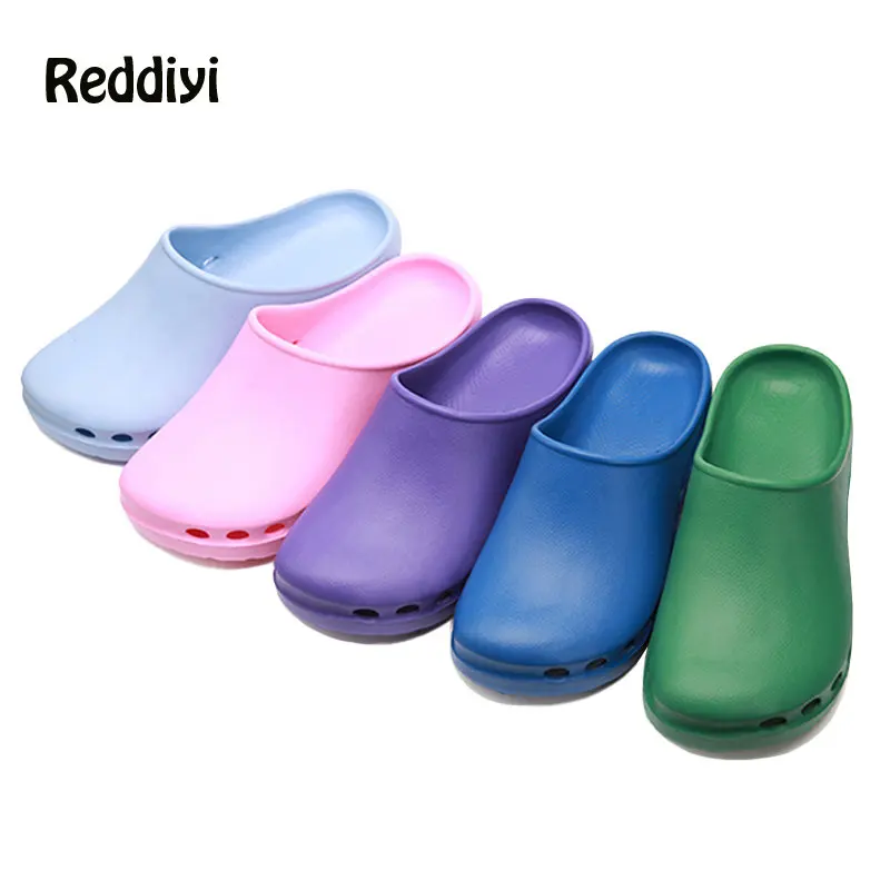 

Operating Room Medical Slippers Doctor Anti-Slip Work Shoes Breathable Sandal Nurse Clogs High Quality Eva Waterproof Slippers