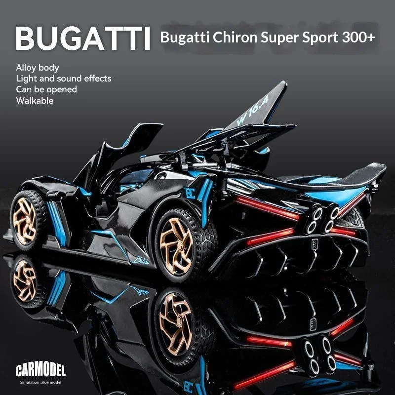 aiuwey-bugatti-bolide-1-32-escala-miniatura-de-carro-de-corrida-com-friccao-brinquedo-presente-para-meninos