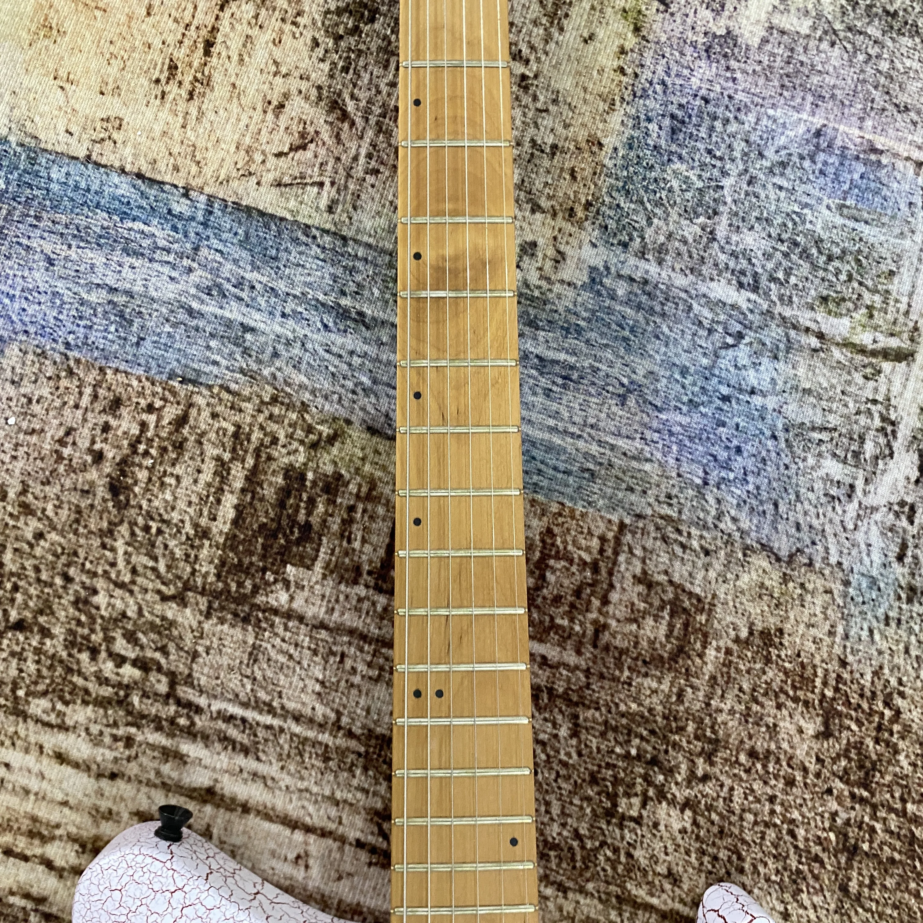 바이서스 헤드리스 기타, 베이스우드 바디, 메이플 지판, 24프렛, 6현, 경량 여행용 기타, HH 픽업