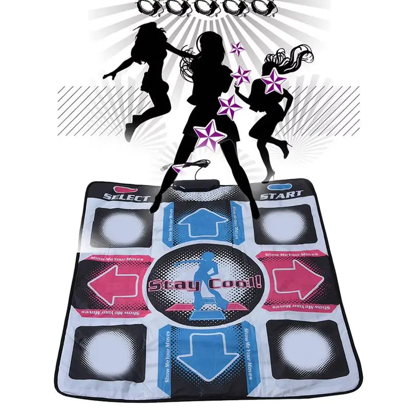 Nuevo Tapete de Baile USB con Cable Antideslizante, Alfombrilla de Juego para Bailar, Tapete de Fitness con Diseño HD, Manta de Baile para PC, Tapete de Juego para Interiores
