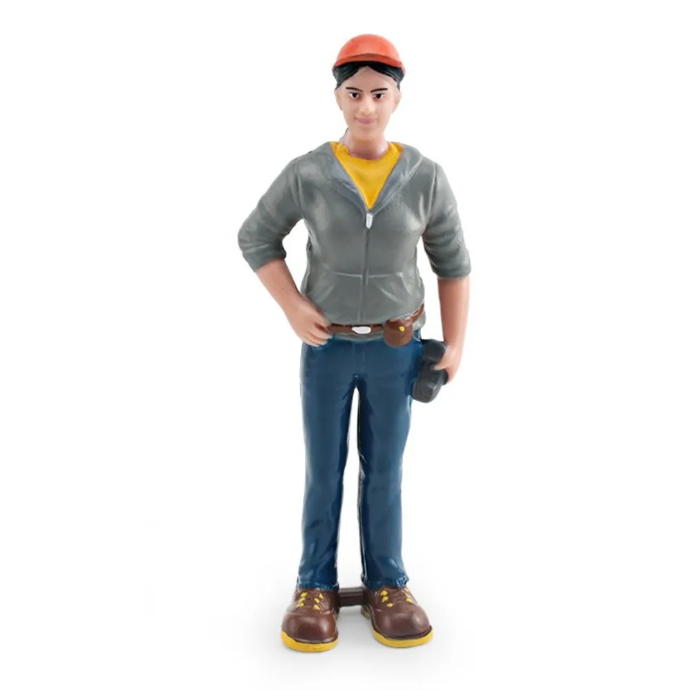 

Nurse Figurines Career People Figures Construction Worker Officer Doctor Realistic Human Figurine Simulation Pretend Play