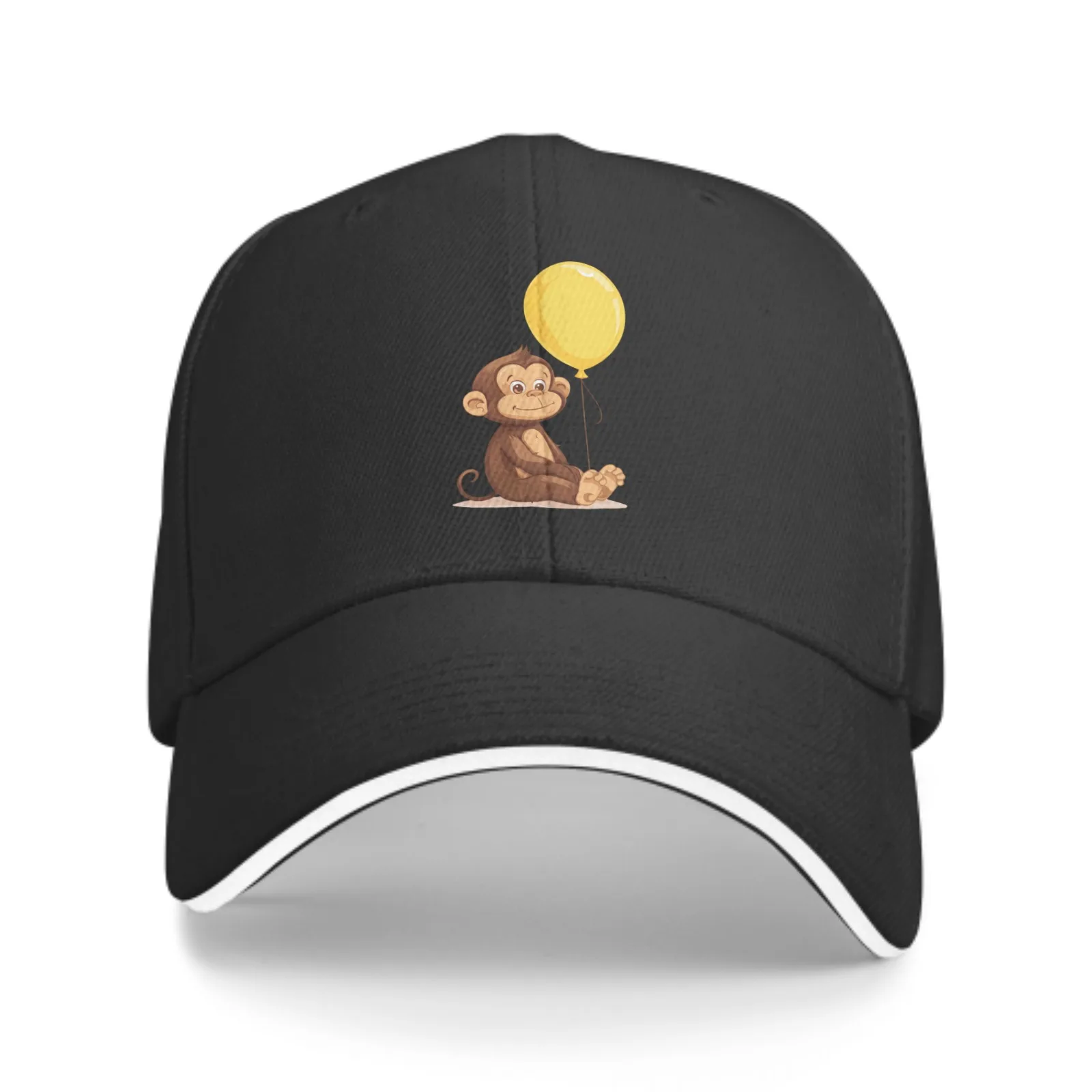 Cute Monkey Baseball Caps for Men Women Fashion Casquette Adjustable Casual Trucker Hats Sports?Outdoor Activities