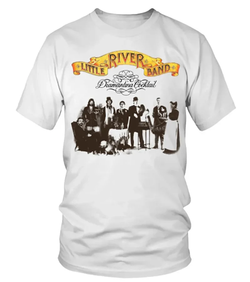 Little River Band Diamantina Cocktail Album Cover Shirt White Size S-5XL AR1249