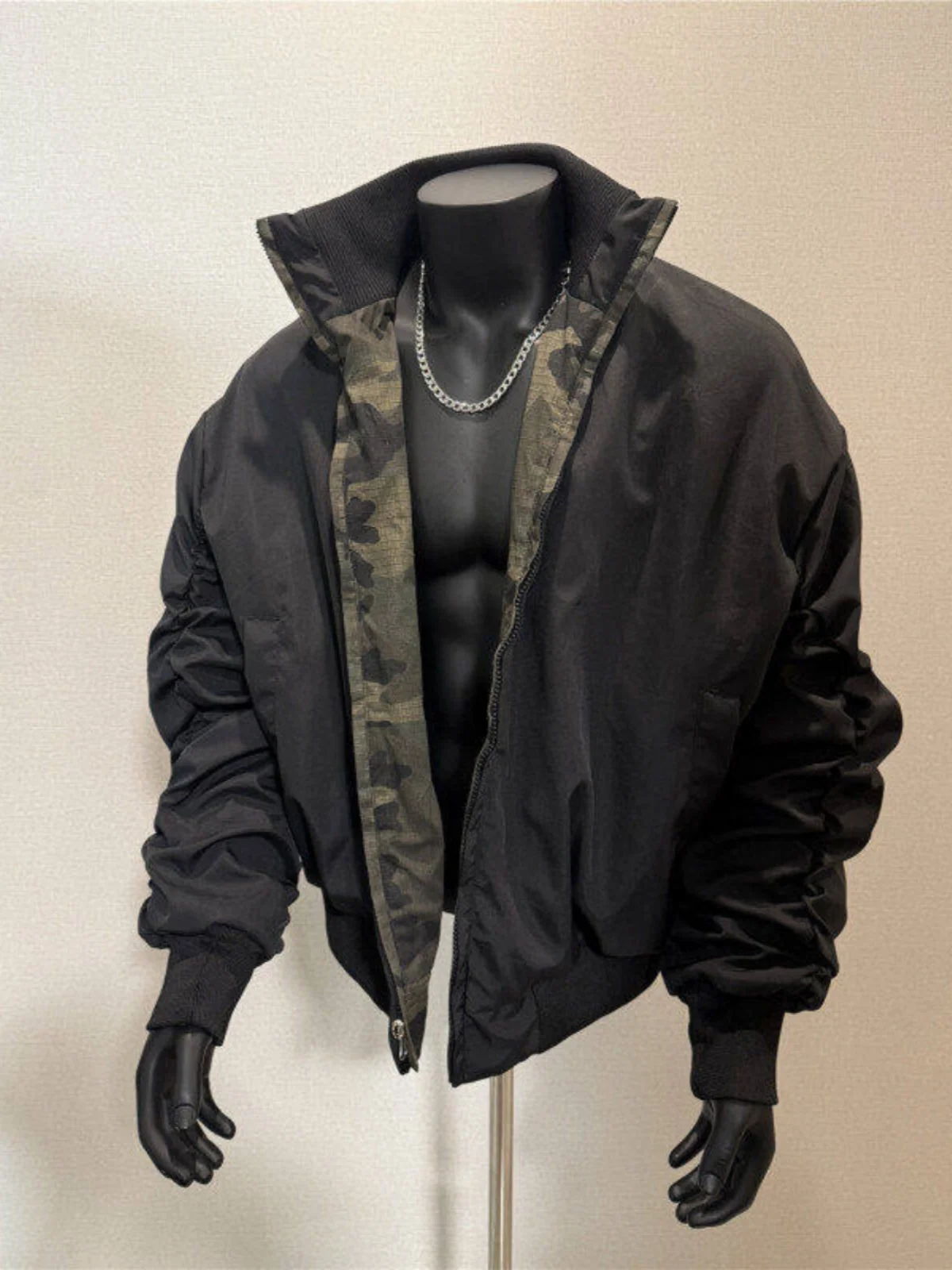 

Мужская двухсторонняя камуфляжная летная куртка American Sle, весенняя бейсбольная куртка CleanFit ort ape, свободная длинная одежда...