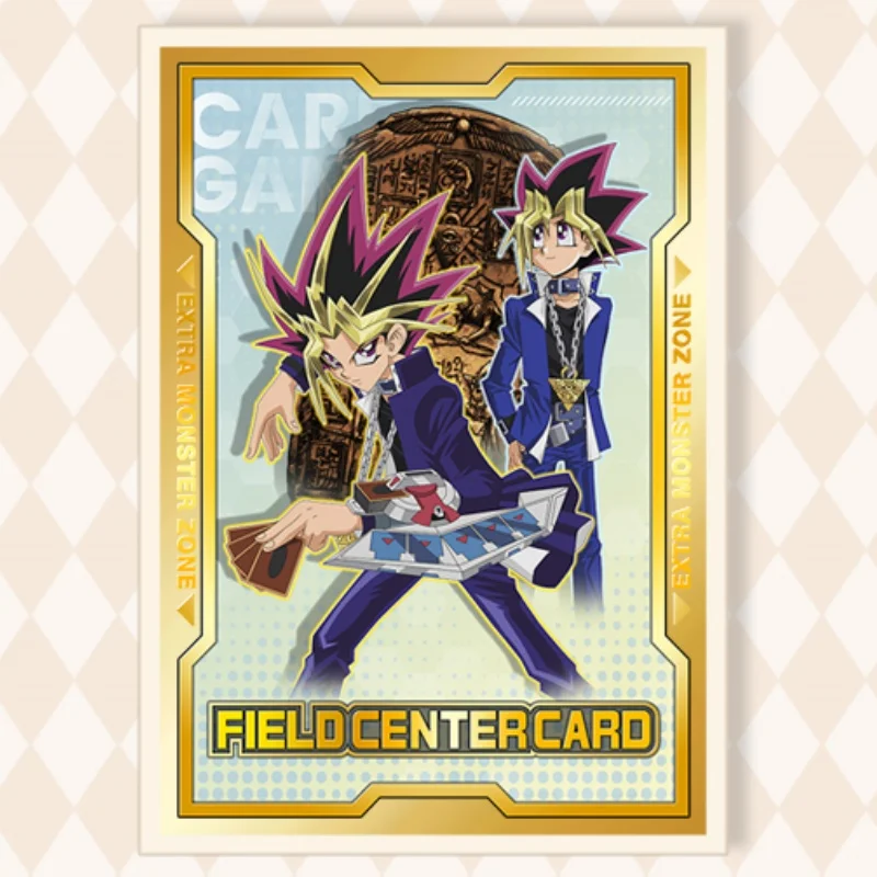 Yu-gi-oh-tarjeta de Metal Seto Kaiba Atem, juguete de acción de la serie Central chapada Diy, colección de juegos de Anime, Jockey Wheeler, Marik ISTAR