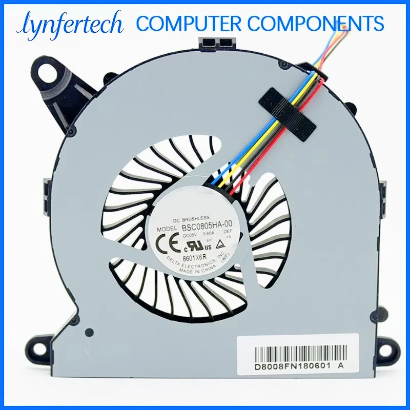 Laptop Cooling Fan BSC0805HA-00 for Intel NUC8 NUC8I7BEH NUC8 I3 I5 I7 Replacement