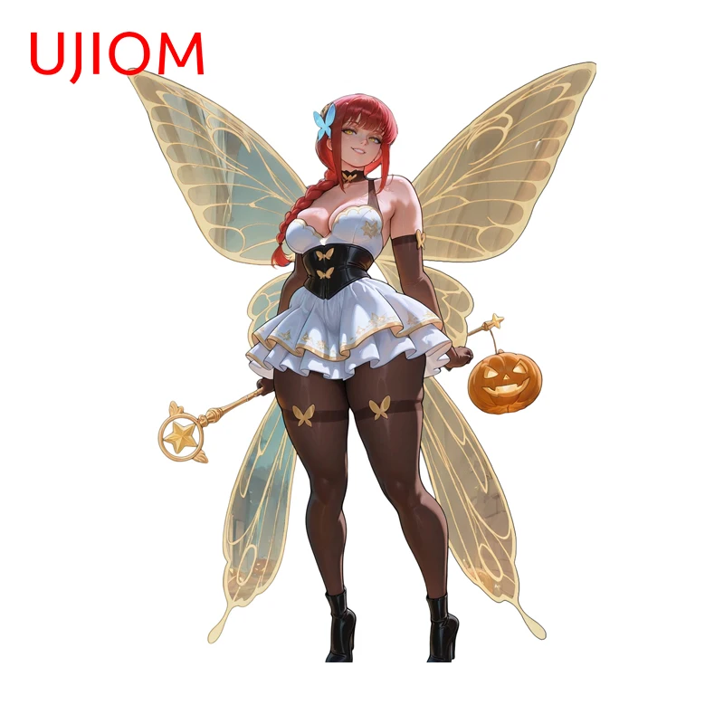 UJIOM Butterfly Makima Alluring Graffiti Wall Sticker Premium Eye Catching Design PVC Decal Exquisite Wallpapers For Kids