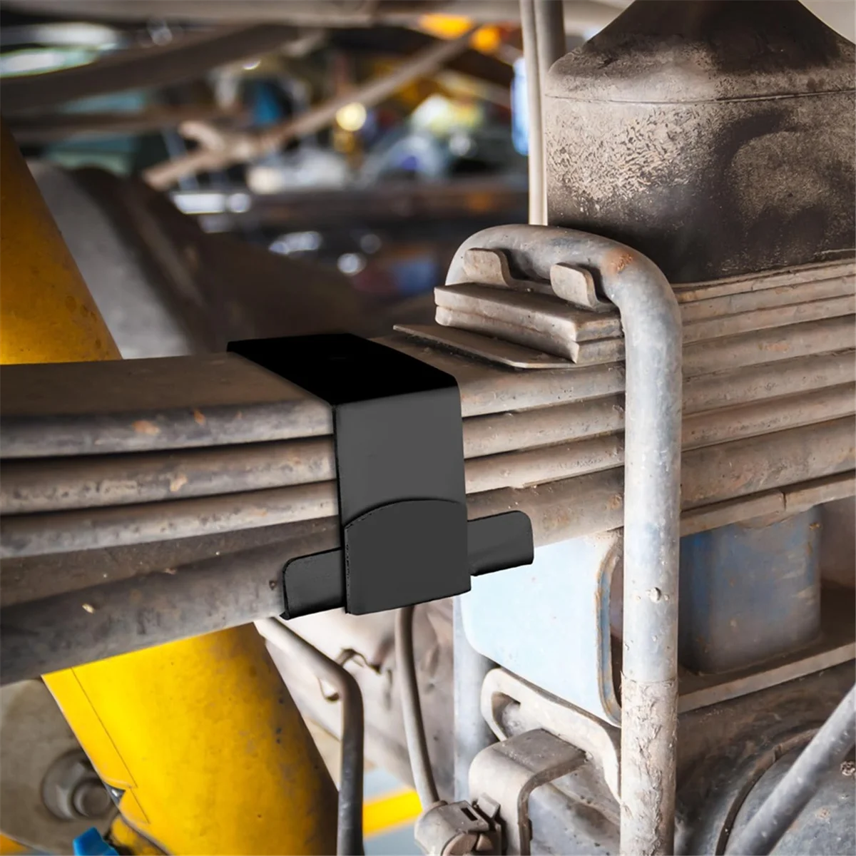 

ABFW 4 Pcs Leaf Spring Clamp Kit Leaf Springs Up to 2.5 Inch Wide Lock Leaf Spring Together for Vehicles Stabilizing Control