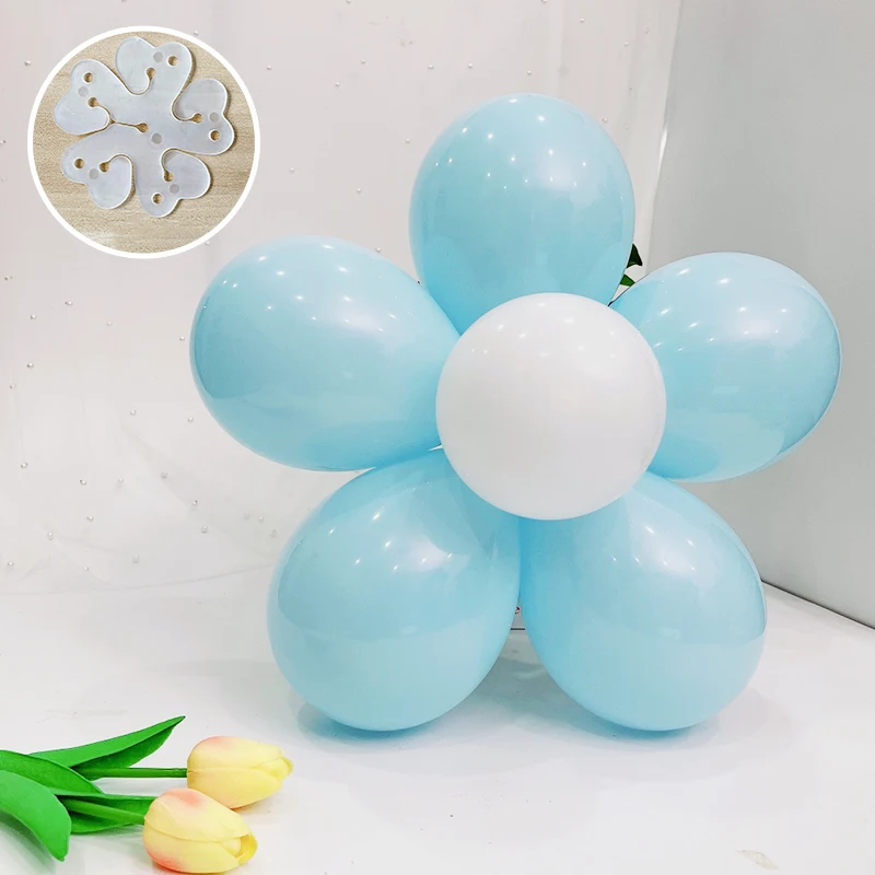 10pcs Flower Balloons Decoration Accessories Plum Clip Practical Birthday Wedding Party Plastic Clip Globos Balloon