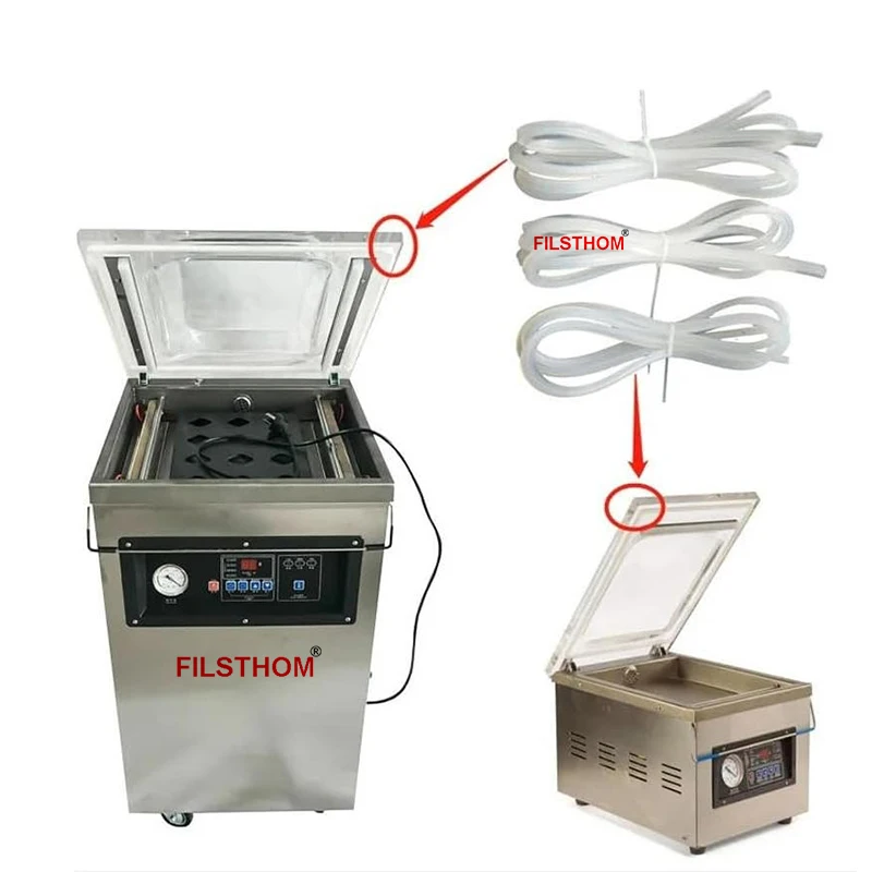 DZ Series Silicone Strip For Packaging Machine with Silicone Sealing Accessories For Top Cover Sealing Small Appliance Accessory