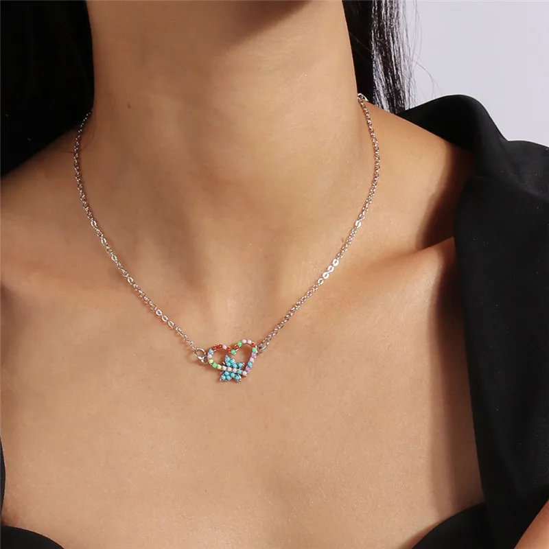 Mode Kreuz Halskette für Frauen Männer Gold Silber Farbe Dazzling Kristall Jesus Kruzifix Halskette Christian Schmuck Großhandel – Detail 16