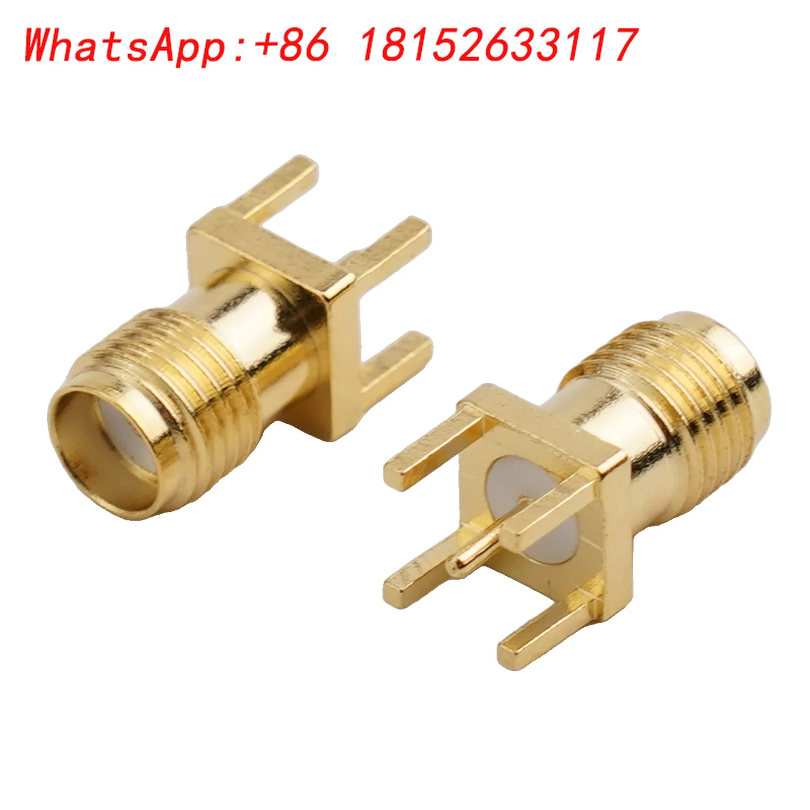 5xSMA RF اقناع أنثى المقبس ميناء PCB لحام 4 مللي متر جبل ل WiFi هوائي خارجي ل RG58 RG142 RG223 كابل مستقيم RF محوري