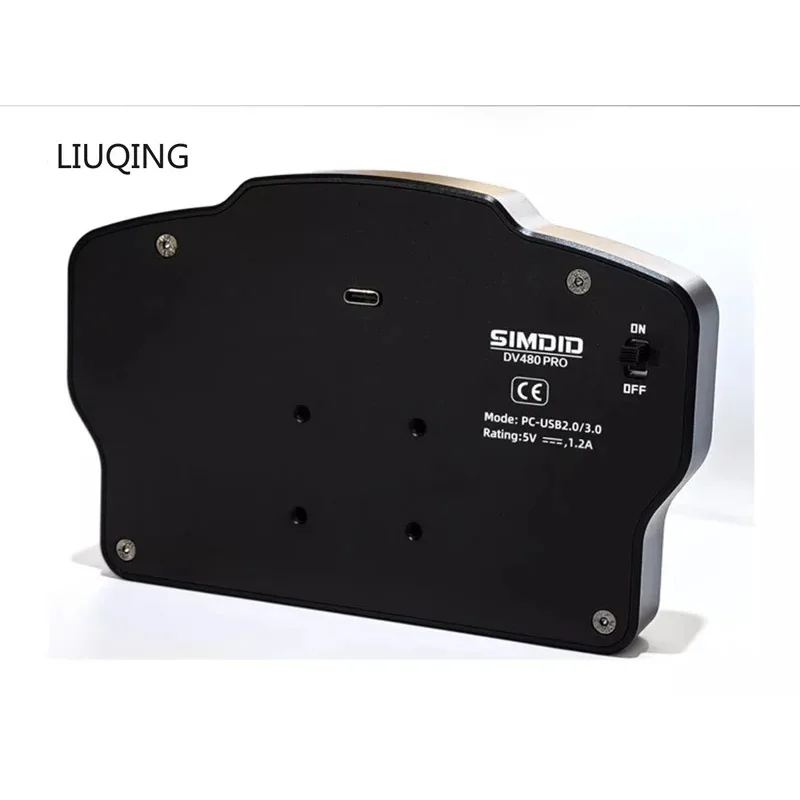 Simplayer Simdid DV480 DH480 PRO tablero Sim Racing Dash Display con pantalla de 5 "y LED RGB de 16-18 para Simagic Fanatec