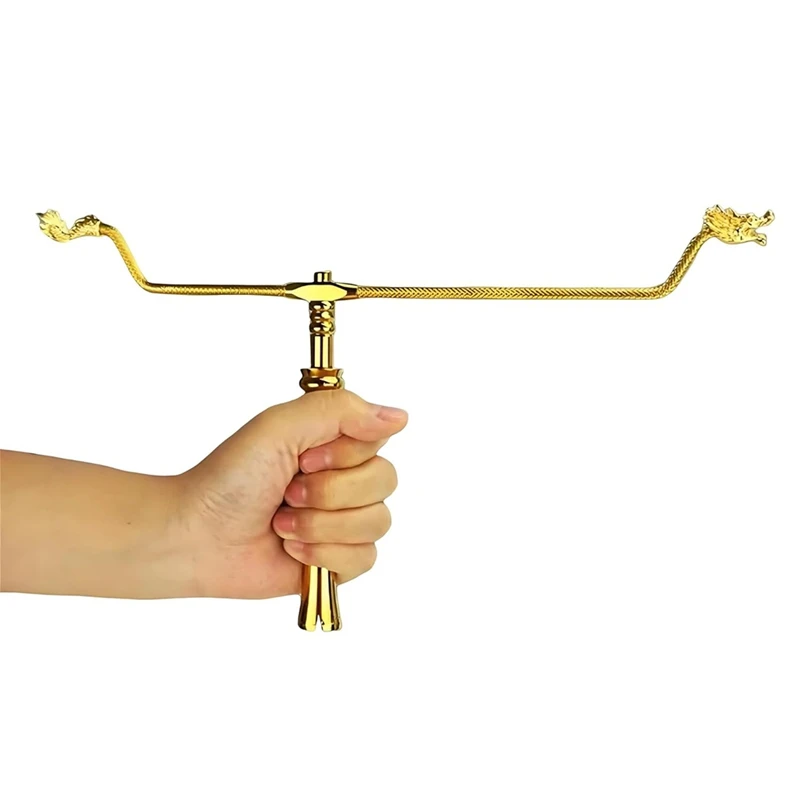 AAAN-Copper Dowsing Rods Divining Rod,Solid Copper And Brass Dragon Seeking Tools For Detect Gold, Water Witching