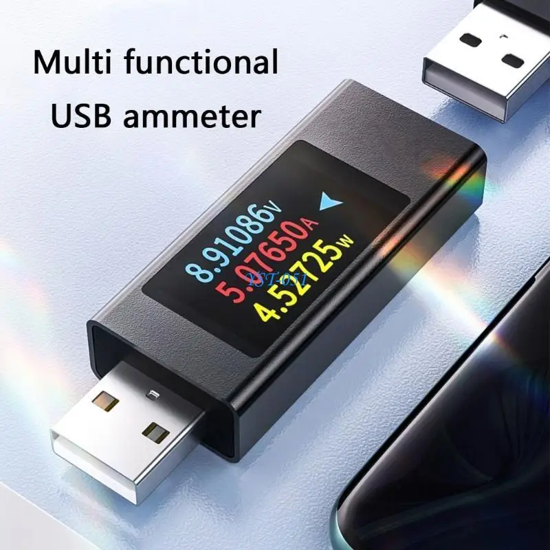 

E15A Portability USB Tester LCD Display Charging Monitors For Accurate Voltages Current Measurement For Home Office Use