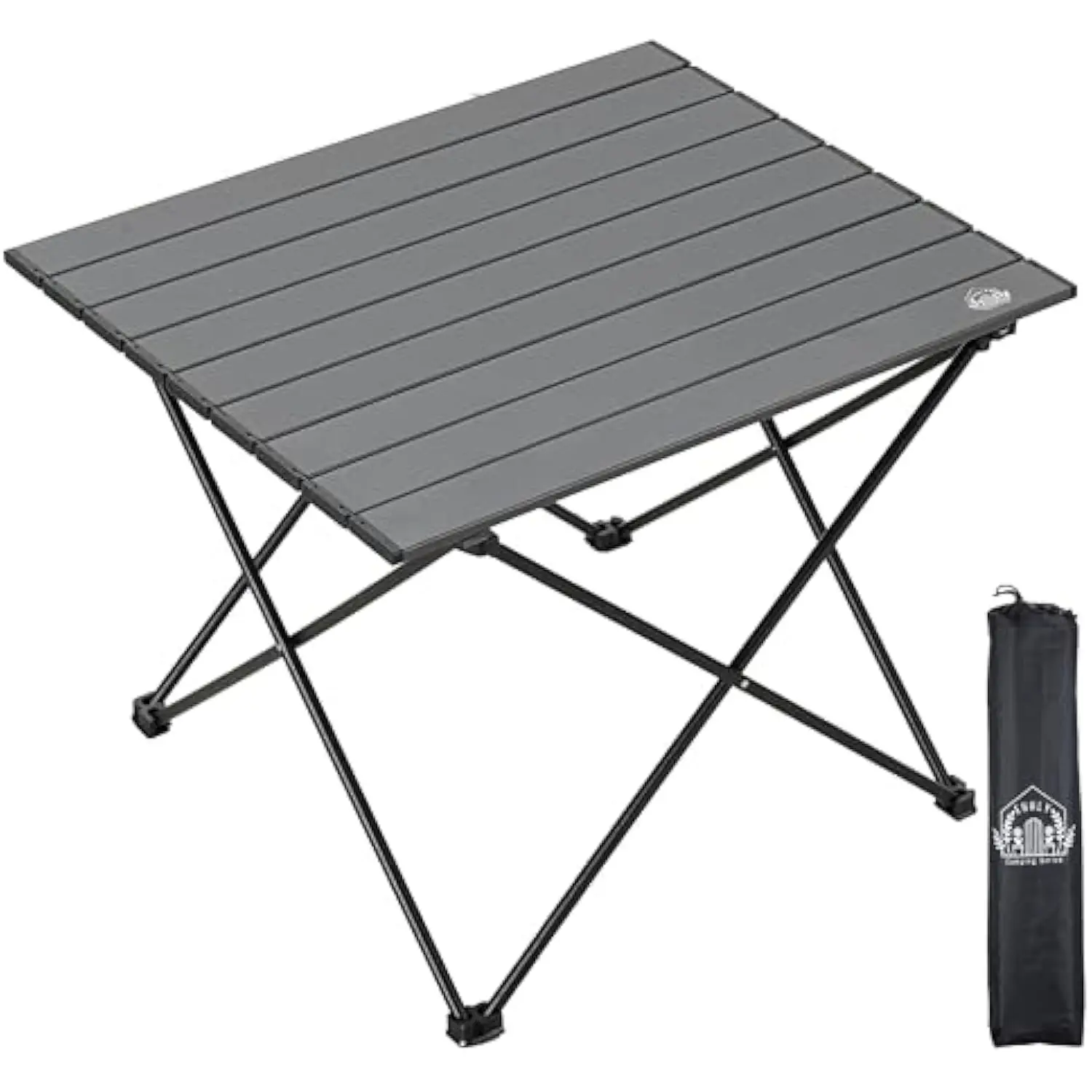 

Portable Folding Camping Table, Large Compact Aluminum Beach Picnic Table, Lightweight Collapsible Outdoor Camp Tables That Fol