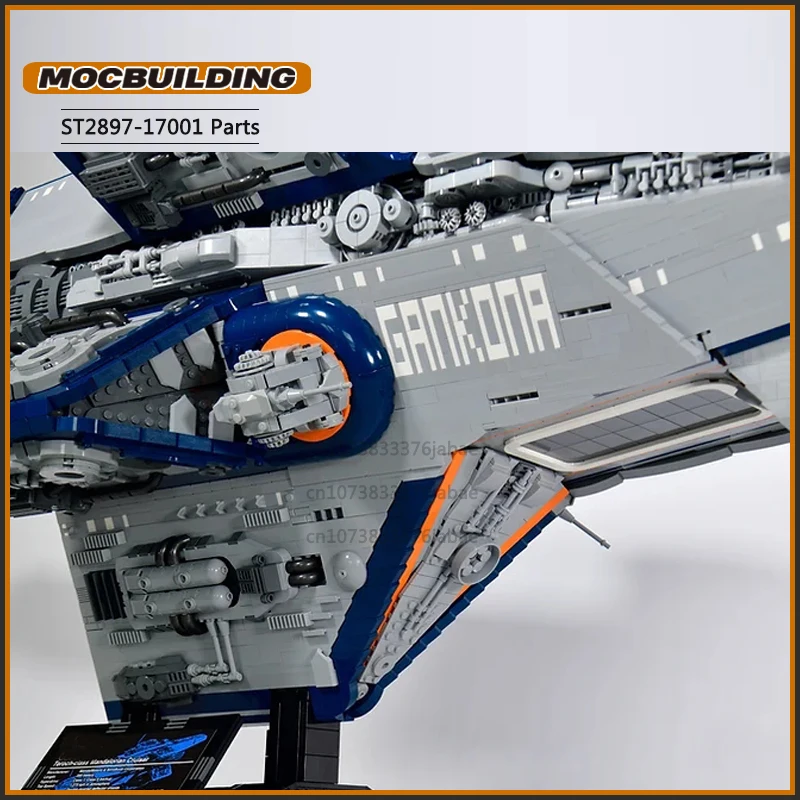 Space Movie MOC UCS Teroch-class Cruiser Building Block Technology Bricks DIY Assembly Model Collection Display Toys Xmas Gifts