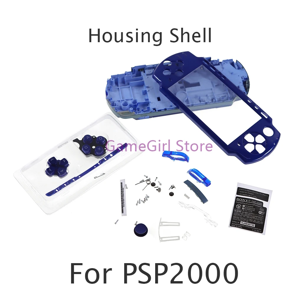 

1set Full Set Housing Shell Cover Case with Buttons Replacement Kit For PSP2000 PSP 2000 Game Console