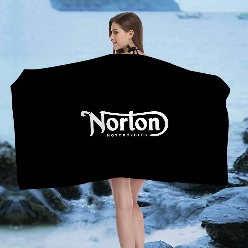 N-NORTONS دراجة نارية كبيرة ستوكات مناشف الشاطئ منشفة سريعة الجافة الرمال مناشف الشاطئ بركة منشفة للسفر حمام سباحة اليوغا