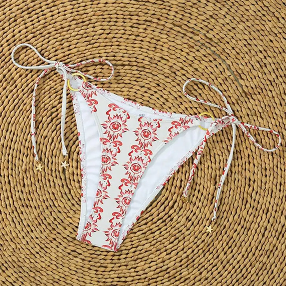 Moderate Elasticity Bikini Ladies Bikini Printed Swimsuit Printed Beach Bikini Set Split Swimsuit For Vacation