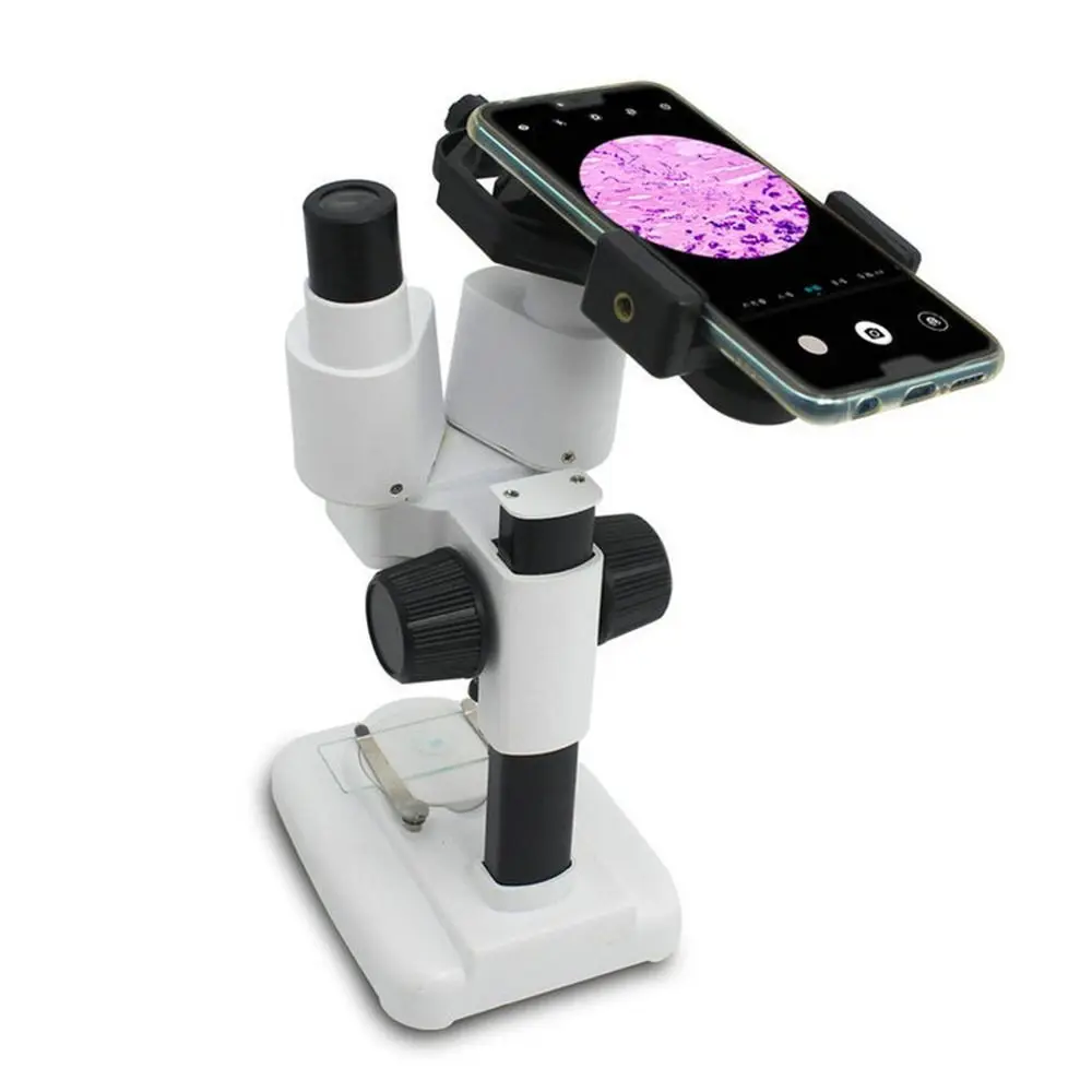 Plastic Cell Phone Camera Mounts Telescope Accessories Black Telescope Microscope Holder Cell Phone Adapter Microscope