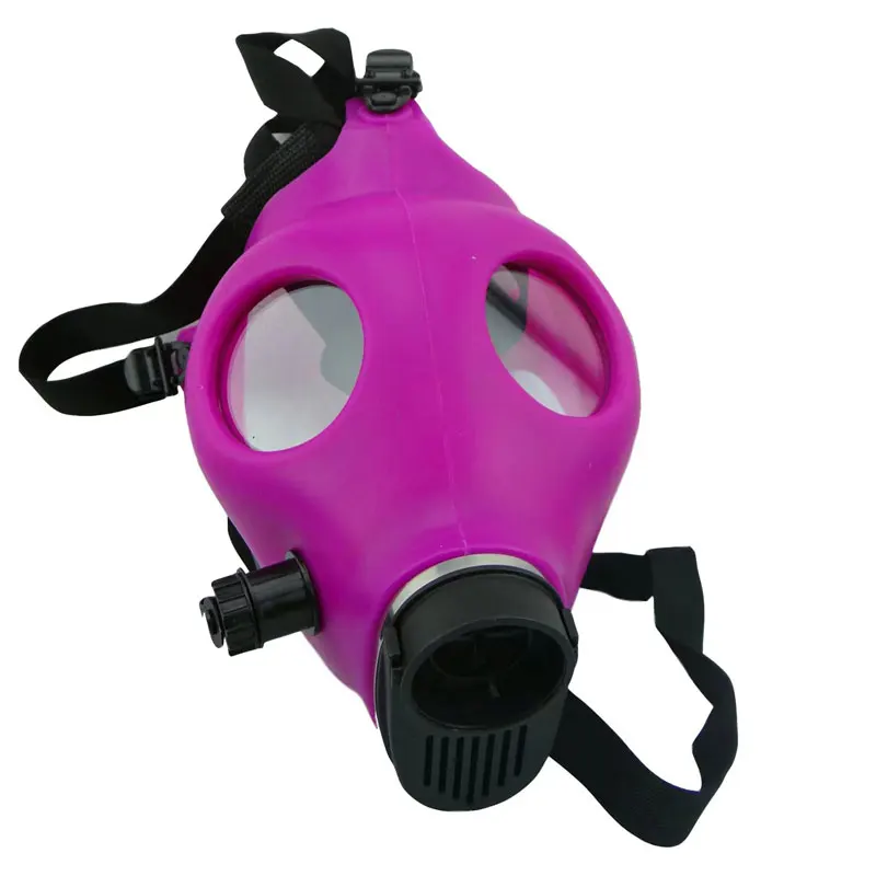 Silica Gel Gas Mask Fetish Latex Rubber Mask Hood Breath Control Conquer Choking Headgear Cosplay Costume Party Wear