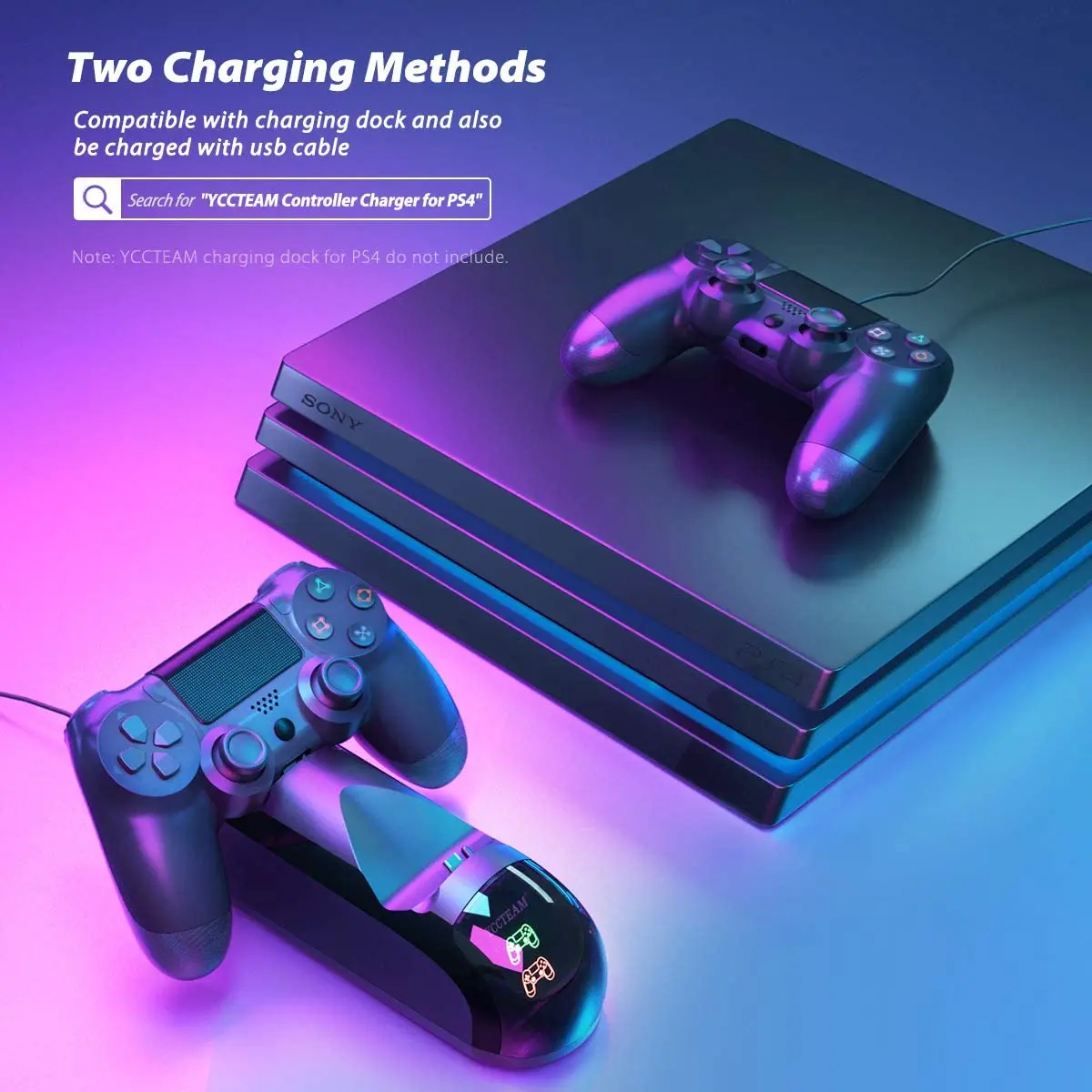 Controller wireless per SONY PS4/Slim/Pro Supporto Gamepad wireless Bluetooth per console joystick PlayStation4 per PC/Android