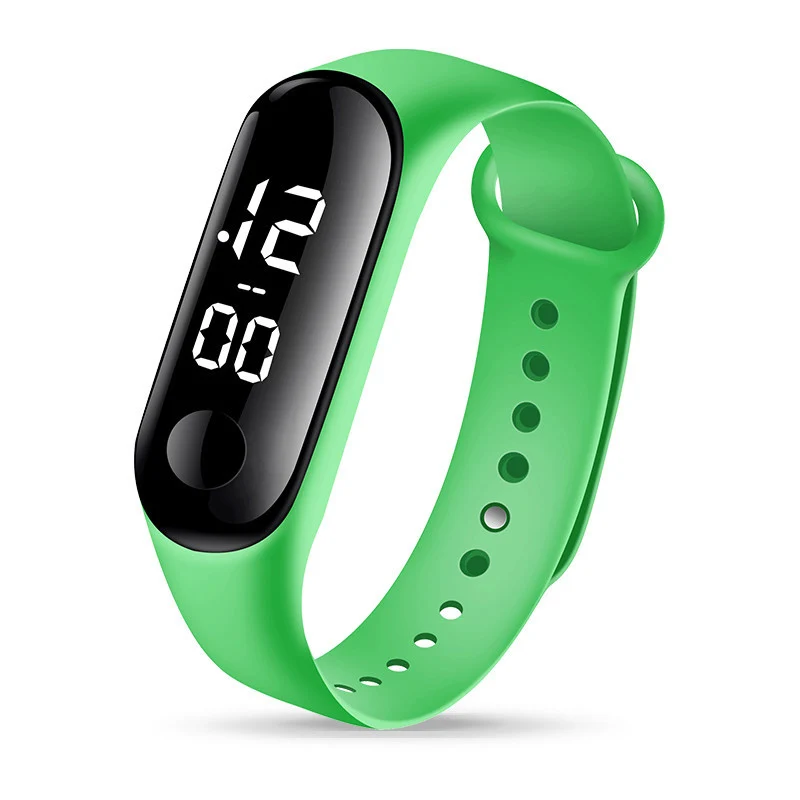 8 stücke Kinder Uhren für Mädchen Kautschukband Wasserdicht Schule Student LED Uhr Frauen Sport Männer Digitale Uhr – Detail 11