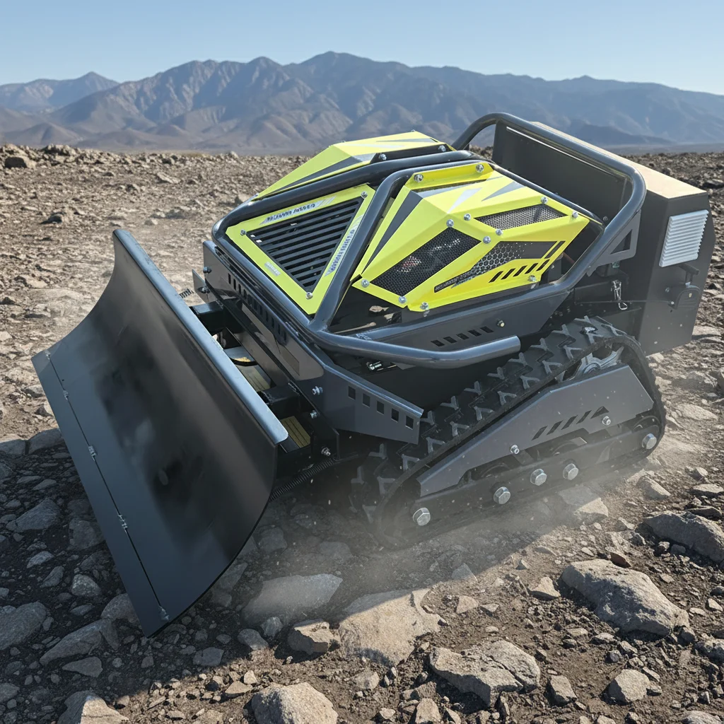 

RC Crawler Type Lawn Mower Tracked All Terrain Grass Cutting Machine for Orchard Farm Yard