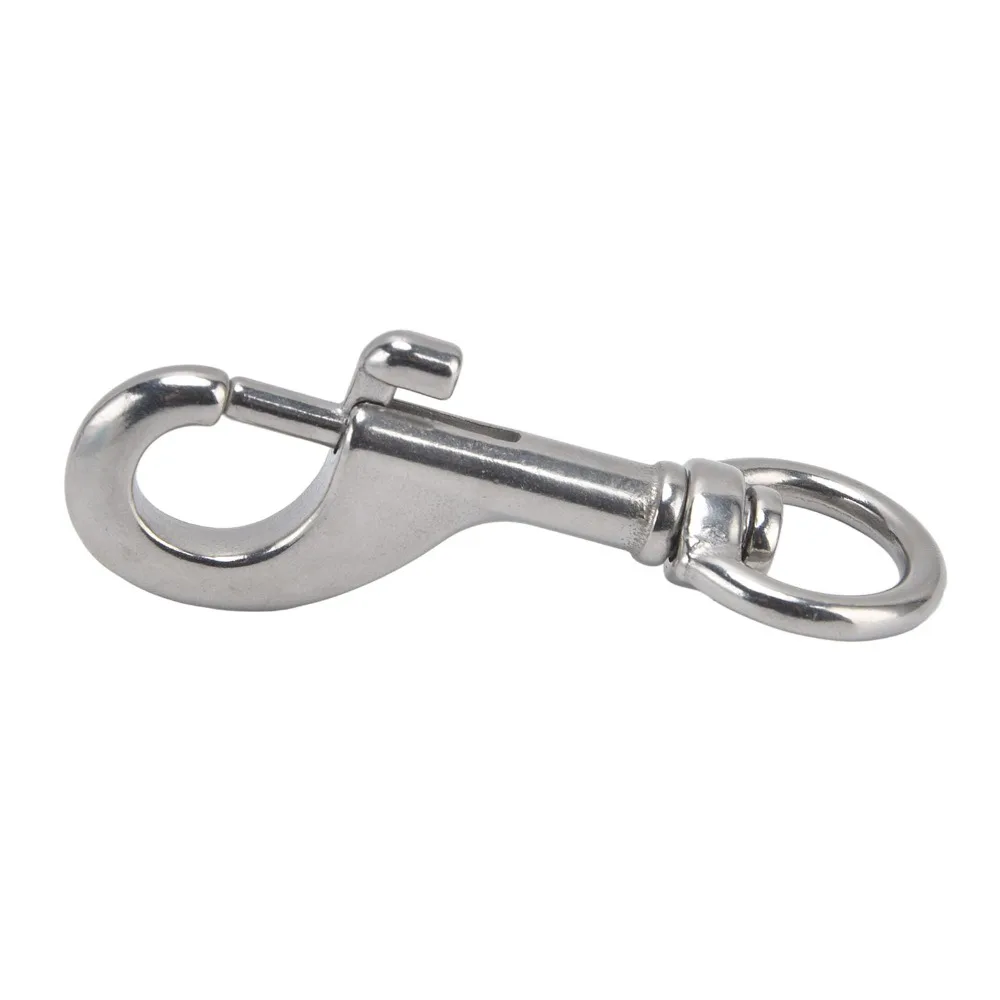 6pcs Sturdy Marine Grade Rotating Snap Hooks Single Ended Heavy Duty Heavy Duty Bolt Snaps Swivel Eye Bolt Hooks For Keychain