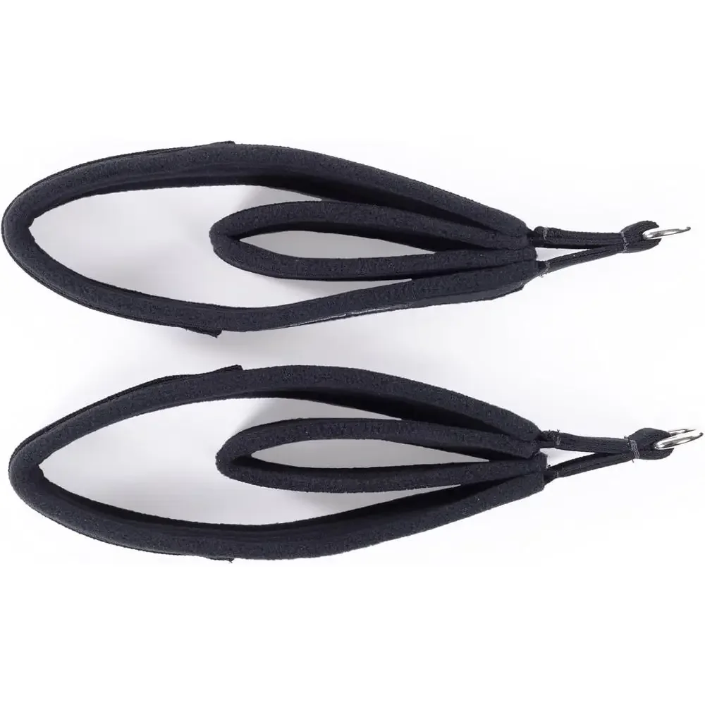 Padded Loops with D-Rings, Comfortable Hand Straps for Pilates, Ideal for Home Gym or Studio Workouts, 1 Pair