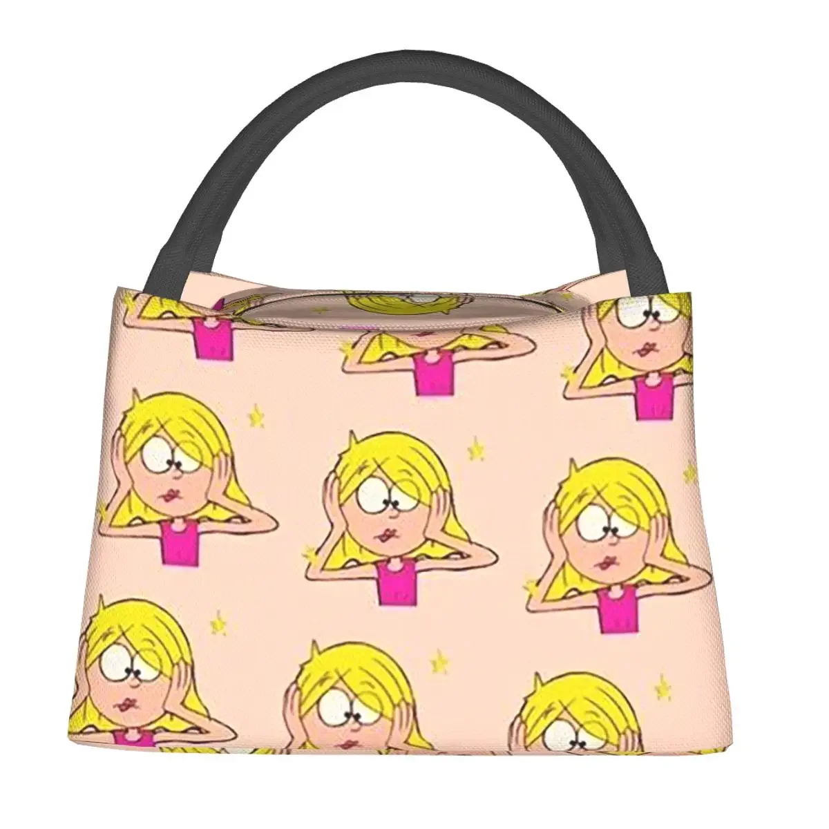 

Lizzie Mcguire мультяшные сумки для обеда, изолированная коробка для бенто, портативная сумка для обеда, сумки для пикника, термосумка-холодильник для женщин и девочек, путешествия