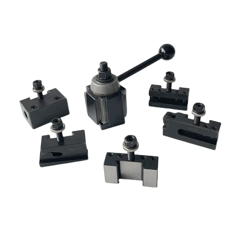 

GIB American Wedge 250-444 Quick Change Tool Post Tool Holder Set for Lathe