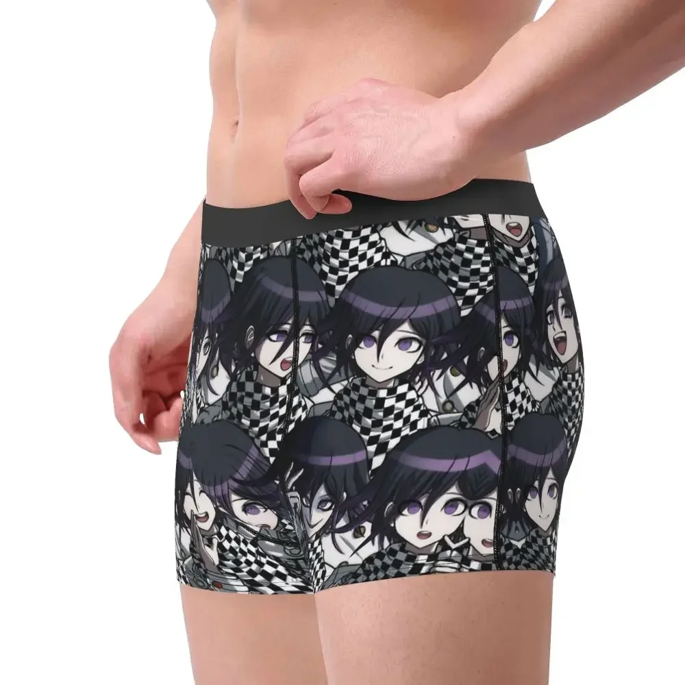 Kokichi Danganronpa Game Roupa Interior De Algodão Para Homens, Cuecas Boxer, Calções Boxer, Calcinhas, Ventilação